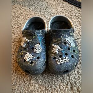 Star Wars toddler crocs size 9